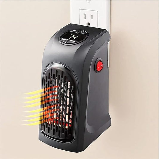 Electric Handy Wall-Outlet 400 Watts Fan Room Heater